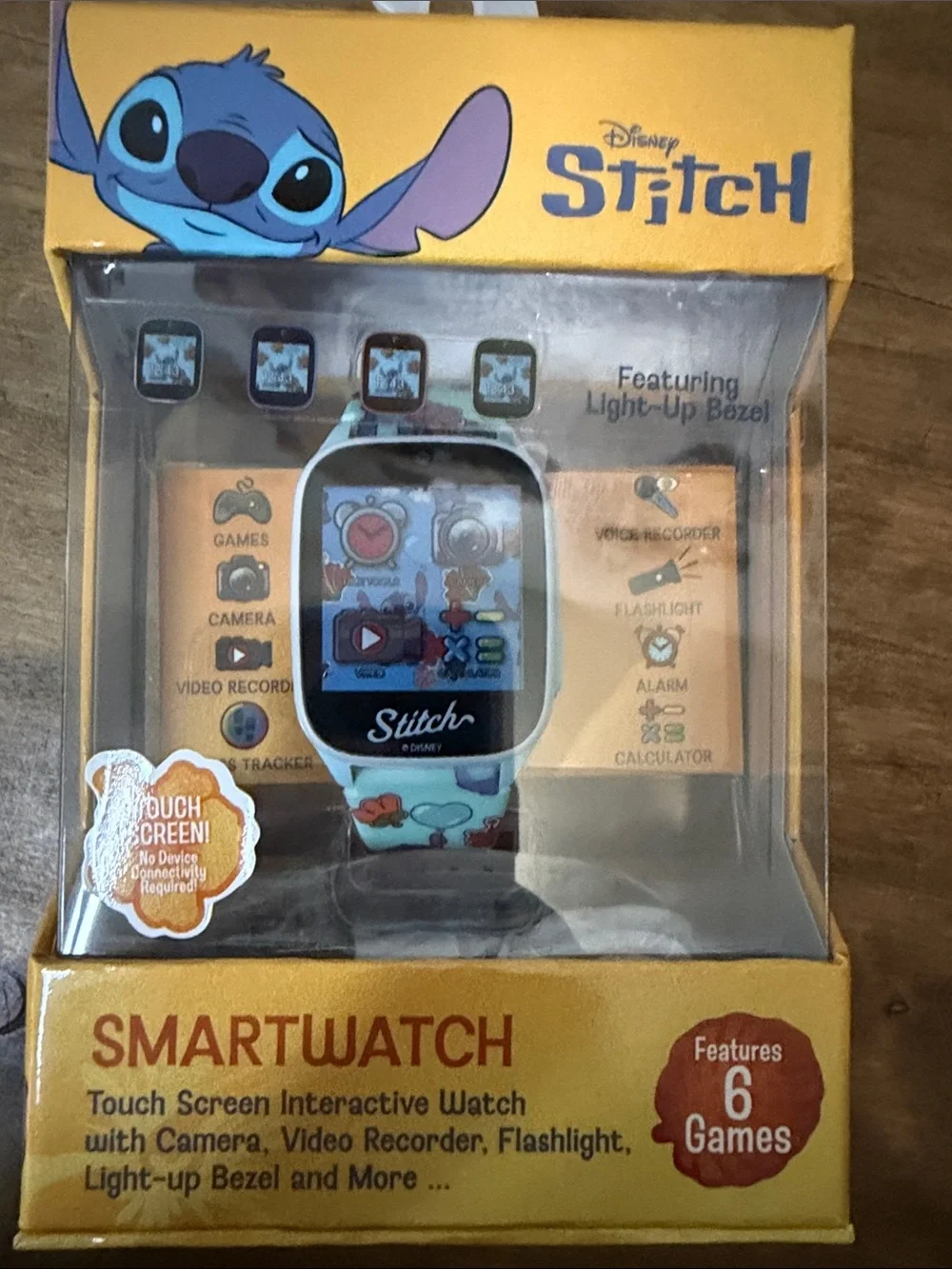 Kids' Blue Stitch Smartwatch - Touch Screen Interactive Wearable